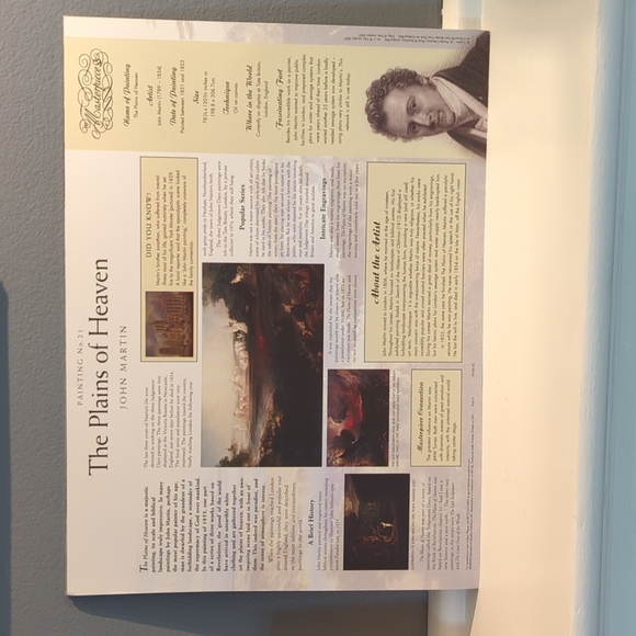 John Martin "The Plains of Heaven" print - Picture 2 of 2